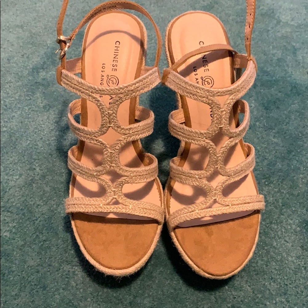 Chinese Laundry espadrille wedge